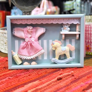 子供部屋用 木製3Dウォールデコレーション - モデル2 (4個セット)
