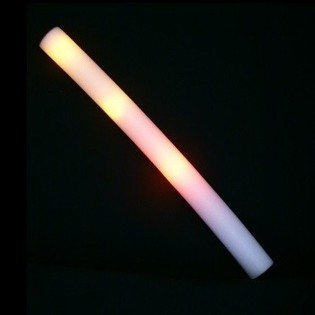 LED フォームスティック 単色 - パーティーライト - オレンジ (24個入)