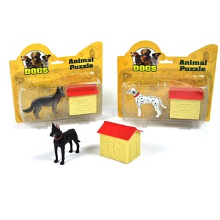 3D 犬のパズル カード入り (12個セット)