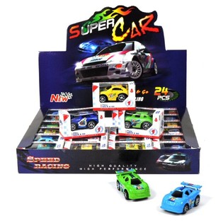 ミニ プルバックカー ディスプレイ付き (24個入り)