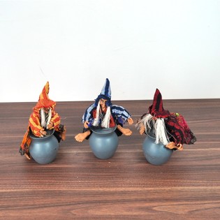 魔女の貯金箱 (4個セット)