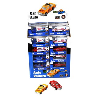 ダイキャスト製ミニカー ディスプレイセット (36個入)