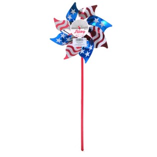 かざぐるま 43 CM (17個セット) - アメリカ国旗柄