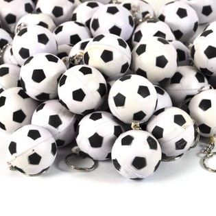 フォームサッカーボールキーホルダー（50個入り）