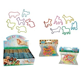 ***超特価*** 子供用 LUCKY BANDS ブレスレット - アニマル (24個入)