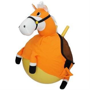 Jolly Jumper ホース型 ホッピングボール - オレンジ (45cm)
