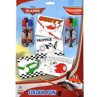 ディズニー プレーンズ お絵かきセット 8点入り (24個セット)