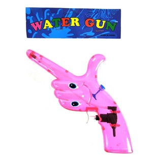 ハンド型 ウォーターガン 水鉄砲 ピンク 22cm (12個入)