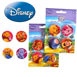 ディズニー くまのプーさん 4個入りバッジセット (24パック)