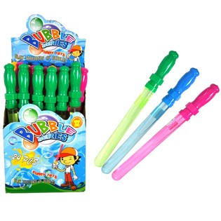 ジャンボ シャボン玉 スティック ディスプレイ入り 37cm (24個入)