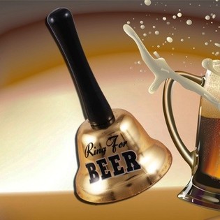 ギフト用包装「Ring for a Beer」ビール呼び出しベル (2個入)