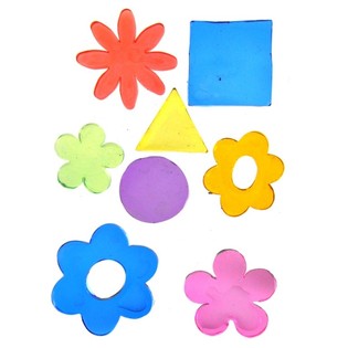 Jelly Gems デコレーション ジェルステッカー 25 x 16 cm (24枚セット)