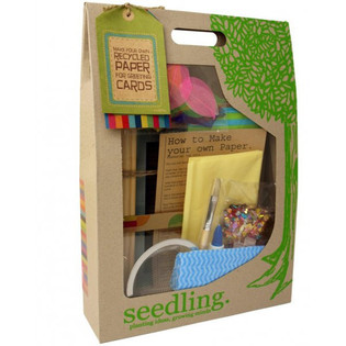SEEDLING クリエイティブキット - 再生紙でオリジナルのグリーティングカードを作ろう