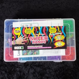 2,600個入り スーパーバンド / ルームバンド 大容量ボックス (6個セット)