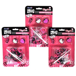 ハローキティ チャーム付きゴムブレスレット製作キット (12個セット)