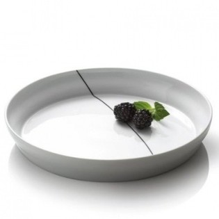 MENU - BLACK CONTOUR キッシュ皿 26 CM (1個)