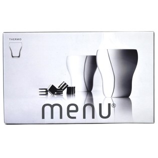 MENU - BLACK CONTOUR サーモマグ ミディアム 320 ML、2個セット