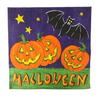 20枚入りナプキンセット - モデル：ハロウィン (6セット)