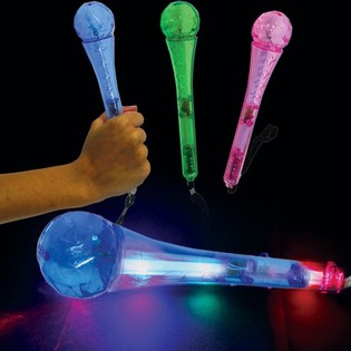 光るおもちゃのマイク LEDフラッシュマイク (12個入)
