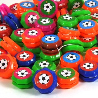 サッカーヨーヨー (100個セット) - 景品用