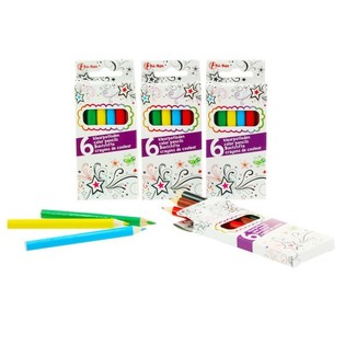 ミニ色鉛筆6色セット (48個入)