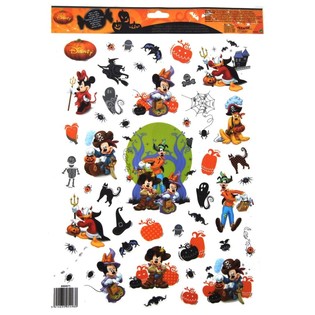 ディズニー ハロウィン ウィンドウステッカー (12枚セット)