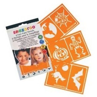 SNAZAROO - フェイスペイント用ステンシル 6種 (12個入)
