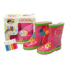 自分だけのレインブーツをデザイン Funky Wellies - ピンク / サイズ: 28