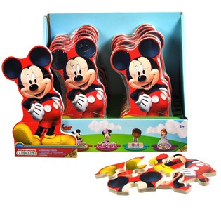 ディズニー ミッキーマウス・クラブハウス 木製パズル ディスプレイ付 (12個セット)