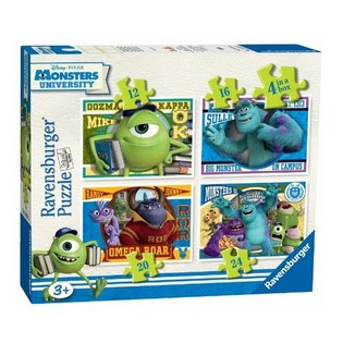 ディズニー・ピクサー モンスターズ・ユニバーシティ 4in1パズル (6個セット)