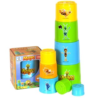 みつばちマーヤ FUNNY TOWER 積み木タワー (6個セット)