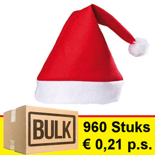 【卸売特価】クリスマスサンタ帽子 960個セット