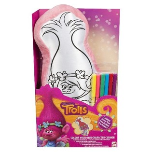 トロールズ 自分で色を塗るクッション (8個セット)