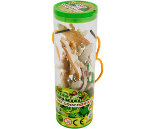 チューブ入り動物セット - ワニ (48個入)