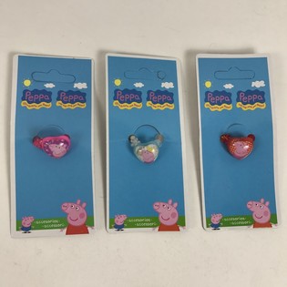 ペッパピッグ 子供用リング (24個入)