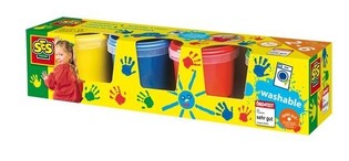 SES フィンガーペイント 4x150ml (4色セット) (1個)