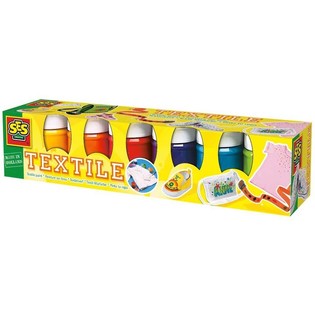 SES 布用絵の具 トレンディ - 6色セット (1個)