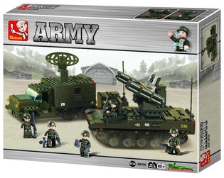 Sluban 陸軍 ミサイル防衛システム M38-B6700 ブロック玩具 (1個)