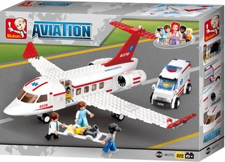 Sluban メディカル飛行機 M38-B0370 (1個)