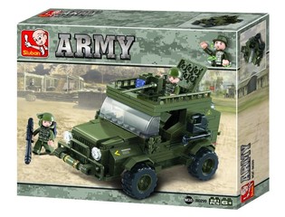 Sluban アーミー オフロード車 M38-B0299 (1個)