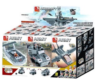 Sluban 空母 9in1 M38-B0537 ブロック (1ディスプレイ / 9個セット)