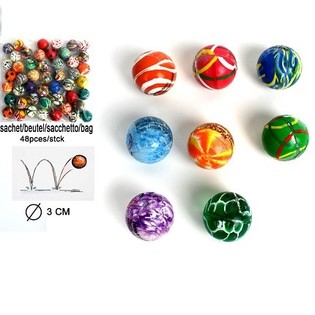 ミックス スーパーボール - &Oslash; 3 CM (48個入り)