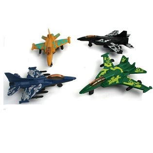 迷彩 F-16 プルバック飛行機 (48個セット)