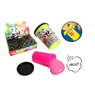 パテ 臭いスライム ネオンカラー ディスプレイ付 70g (24個入)
