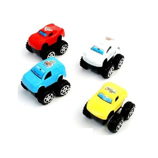 4x4 モンスター・トラック プルバック・ミニカー (24個入)