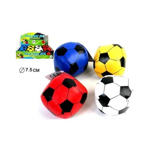 ミックスカラー サッカーボール 7.5cm ディスプレイ入り (12個)
