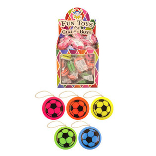サッカー ヨーヨー ディスプレイ入り (72個入)