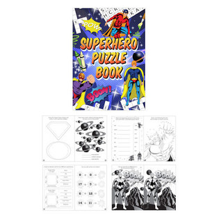 スーパーヒーロー パズルブック (48個)