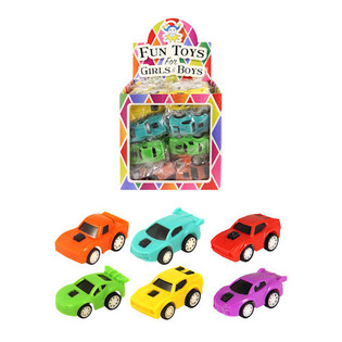 プルバックスポーツカー ディスプレイ付き (48個入り)