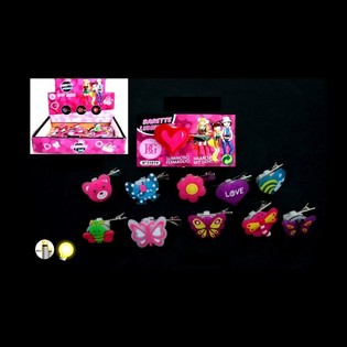 光るLEDヘアクリップ ディスプレイ入り (24個入)